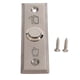 thumbnail image 1 of Door Access Control Switch Exit Press Button Stainless Steel Brushed Automatic Reset for Indoor Outdoor, 1 of 5