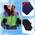 thumbnail image 5 of XIMIN Kids Water Proof Winter Insulated Gloves Warm Snow Gloves Boys Girls Warm Ski Gloves for Extreme Weather Toddler Mittens Windproof Gloves, 5 of 9