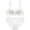 White, variant on RKSTN Womens Lingeries French Sexy Gathering Large Size Bra Set Ultra-thin Big Breasts Shows Small Collection Sexy Lingerie Bodysuit Plus Size Lingerie