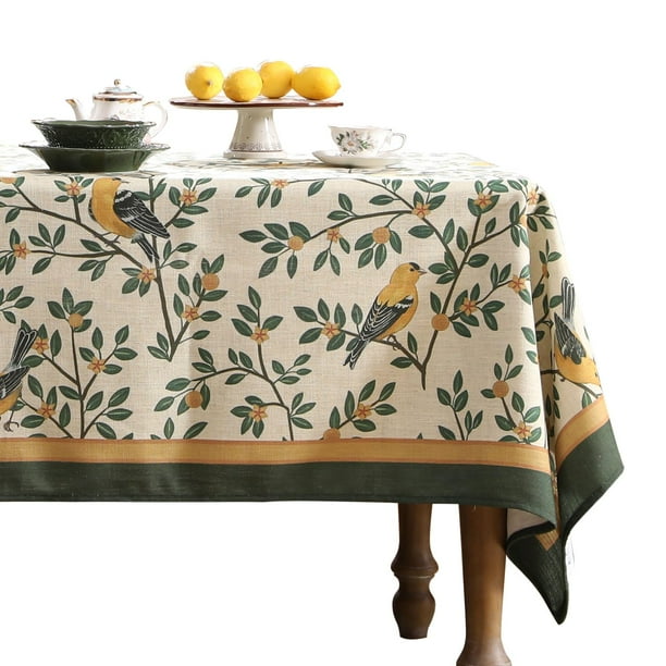 Mantel de tela de diseño rectangular francés 140x200 cm