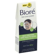 Biore Self Heating One Minute Mask, 0.25 oz, 4 ea (Pack of 2)