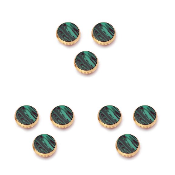 Yuarrent Botones de saxofón de 3 piezas, trompeta decorativa, accesorios de piedra de concha profesional, pieza de reparación, teclas de buen toque Type1 NO1 Yuarrent CBP499241