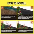 thumbnail image 5 of Agfabric 6x300ft Landscape Pro 4ounce Needle-Punched Compound Weed Barrier Fabric,Durable & Heavy-Duty Weed Block Gardening Mat Superior Weed Control for Raised Bed, 5 of 5