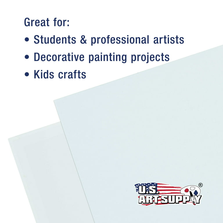 12 Pack of U.S. Art Supply 12 x 12 Professional Quality Canvas Panels Acid-Free