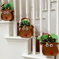 thumbnail image 6 of Wrapables Felt Reindeer Gift Bags, Holiday Decorations (Set of 6), 6 of 11