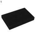 thumbnail image 4 of Funie Full Velvet Ring Earrings Display Tray Jewelry Storage Box Case Organizer Holder, 4 of 7