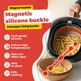 thumbnail image 4 of Air Fryer Magnet Silicone Buckle Set Easy to Clean Sturdy Silicone Magnet Clasp Practical Air Fryer Paper Liners Buckle for Safety, 4 of 10