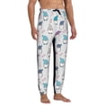 thumbnail image 4 of Xecao cute winter Gnome Print Active Tech Joggers for Men, Mens Sweatpants Lounge Pants with Pockets-XX-Large, 4 of 5