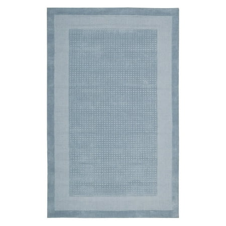 Textured White Three Light Cast - Nourison Westport Textured Grid Wool Decorative Rug
