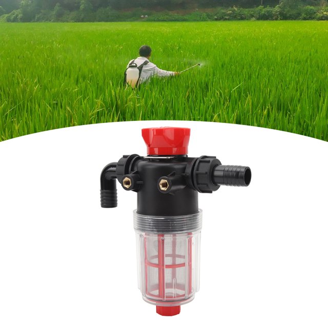 Water Pump Strainer Filter 60 Mesh Stainless Steel Screen, Transparent Design, Easy To Assemble for Garden Water Pumps