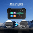 thumbnail image 3 of 5 Inch Motorcycle Portable GPS Navigation Screen Wireless Carplay Android Auto IP68 Waterproof Display Bluetooth, 3 of 3