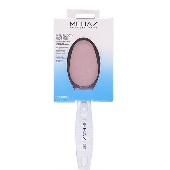 1 PC , Mehaz Pro Ever-Smooth Foot File, hair scalp beauty - Pack of 3 w/ Sleek 3-in-1 Comb/Brush