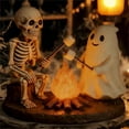 thumbnail image 6 of BiFandian Halloween Lights Decorations Indoor, Skeleton & Ghost Statue Lights Decor, Bonfire Night Light Ornament for Halloween Home Tabletop Decoration, 6 of 8