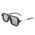 thumbnail image 1 of Gafas de sol cuadradas del tiroteo de la calle de las gafas de sol de la moda del marco del haz doble, hechas del plástico, metal, PC, 1 of 5