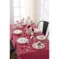 thumbnail image 4 of Lenox Gingham Casual Pink Gingham 10.50" Round Porcelain Dinner Plates (4 Count), 4 of 10