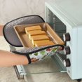 thumbnail image 6 of Naloa Mosaic Forest Squirrel Silicone Pot Holders, Oven Mitts Heat Resistant Hot Pads, Non Slip Pot Holder for Kitchen Baking and Cooking 9.4 x 7.5 Inches, 6 of 7