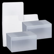 10pcs 10pcs Frosted Transparent Box 3.7x4.7x2.7 Inch Plastic Clear Gift Boxes Candy Box Favor Square Boxes for Thanksgiving Christmas Wedding Party Birthday and Baby Shower Favors