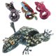 thumbnail image 3 of 4 pulseras de lagarto con broche de presión, ideales como recuerdo de fiesta para niños, cumpleaños, Halloween y otras fiestas, 3 of 8