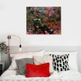 thumbnail image 4 of Nawypu Black Midi Hellfire Canvas Poster Decorative Painting Wall Art Living Room Posters Bedroom Painting, 4 of 4