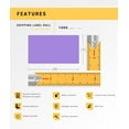 thumbnail image 4 of HOUSELABELS 2.25" x 1.25" Lavender Address Labels on 1" Core Compatible With Zebra and Rollo Printers, 32 Rolls / 1,000 Labels per Roll, 4 of 8