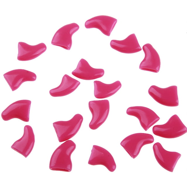 20 Pcs Embouts d'Ongles pour Chat, Protecteurs, Embouts Souples pour Pattes de Chaton, Couvre-Griffes de Chat avec Colle