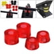 thumbnail image 2 of Juego de buje y copa pivotante para patineta Cruiser, alto rendimiento Longboard 95A rojo, 2 of 6