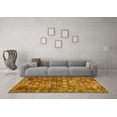 thumbnail image 3 of Ahgly Company Indoor Round Persian Yellow Traditional Area Rugs, 7' Round, 3 of 4