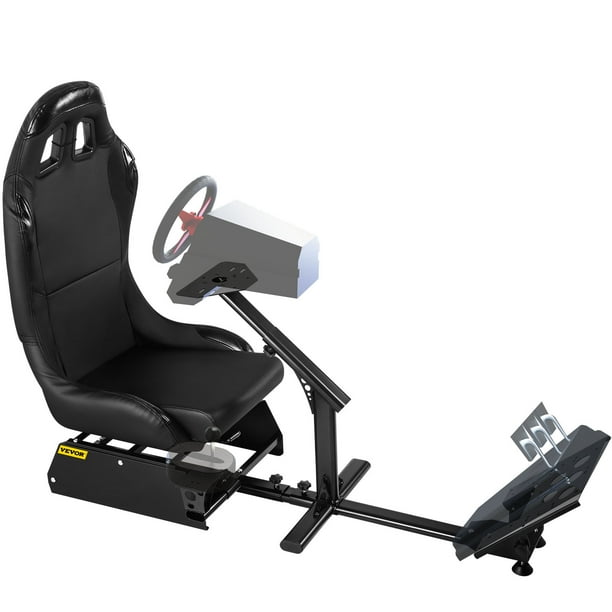 VEVOR – Simulateur de Cockpit, Support de Volant, Siège de Course, Chaise de  Jeu pour Logitech G29 