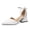 White, variant on Women's Pointed Toe Pumps Chunky Rhinestone Ankle Strap Heels Sandals for Dress Party Daily Wear