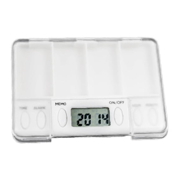 Pill Dispenser Container Alarm Clock Taking Medicine Reminder Smart Personal Pill Containers Pill Box Medicine Chest