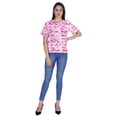 thumbnail image 5 of Moomaya Printed Tie Dye Tops For Women Casual Half Sleeve Round Neck T-shirts, 5 of 7