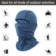 thumbnail image 5 of Pasamontañas para esquí, pasamontañas para hombre, bufanda para clima frío, resistente al viento, térmico, para invierno, para mujer, calentador de cuello, capucha para ciclismo y senderismo, 5 of 5