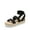 BLACK, variant on Strappy Espadrille Platform Wedge Sandals for Women Dressy Summer, Comfortable Open Toe Sandals with Cushioned Insole and Ankle Strap Buckle