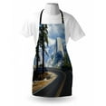 thumbnail image 3 of Yosemite Apron Stunning Landscape Picture of a Winding Road in the Yosemite Mountains With El Capitan, Unisex Kitchen Bib Apron with Adjustable Neck for Cooking Baking Gardening, Green, by Ambesonne, 3 of 3