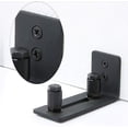 thumbnail image 4 of Sliding Door Roller Guide - With 2 Rollers - For Sliding Doors - Black, 4 of 5