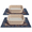 Bohemian Jewel-16x24 inches (Pack of 2), variant on Lovewag Cat Litter Mat Box Blue Mesa 28x41 2 Pack | Washable Cover & Forpings Tracking Multi-cat