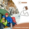 thumbnail image 1 of Gancho de suspensión triangular multifuncional Gancho de suspensión de cuerda fuerte para barbacoa de picnic Hugtrwg Para estrenar, 1 of 8