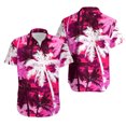 thumbnail image 5 of Camisas florales de manga corta para hombre, camisa hawaiana suelta, estilo polinesio, estilo palmera de coco, para playa, de verano, de colores brillantes, populares, de secado rápido, 5 of 5