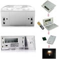 thumbnail image 4 of Luz de ojo de cerradura con pilas, sensor infrarrojo PIR inalámbrico, detector de movimiento automático, ojo de cerradura de puerta con 4 luces LED, luz de grifo, luz LED para ojo, 4 of 4
