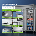 thumbnail image 3 of Coolake Commercial Refrigerator and Freezer Combo, 72" W Dual Temperature Zones, 54 Cu.ft 3 Door, 3 of 9