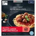 thumbnail image 1 of Our Finest Boulettes Italiennes de Boeuf Angus Entièrement Cuites 60 Morceaux, 907 g, 1 of 5