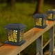 thumbnail image 4 of pstuiky Luces solares para postes de exterior para cercas para decoración de patios y jardines iluminación blanca y negra., 4 of 7