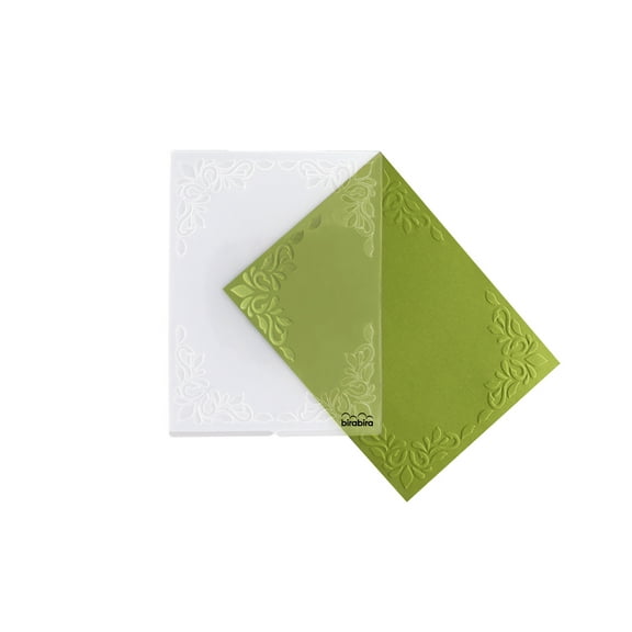 Bira Craft 4.25" X 5.75" Decorative Frame-1 Embossing Folder