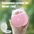 thumbnail image 1 of Up to 65% off Portable Mini USB Fan Explosion Pig Makeup Mirror Fan Handheld, 1 of 2