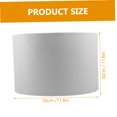 thumbnail image 4 of QUMIIRITY replacement lamp shade Lampshade Iron White 1Pack for Family, 4 of 7