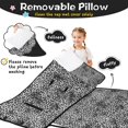 thumbnail image 3 of Black and Tan Leopard Print Toddler Nap Mats for Kids Preschool,Sleeping Mat Bag or Kids,Toddler Sleeping Bag,Toddler Nap Mat or Daycare, 3 of 6