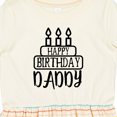 thumbnail image 4 of Inktastic Happy Birthday Daddy Girls Toddler Dress, 4 of 5