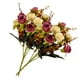 thumbnail image 5 of Ramo de rosas de cristal artificial Ceremonia de banquete de boda Decoración floral de tela de seda rosa falsa, Cameo Brown Noticed HA6935-04B, 5 of 6