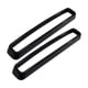 thumbnail image 5 of Rejilla de radiador de 2 piezas, embellecedor de parrilla frontal resistente profesional para Negro, 5 of 8