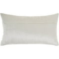 thumbnail image 2 of Mina Victory Sofia Beaded Stripes 12" x 21" Ivory Indoor Throw Pillow, 2 of 7